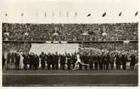 Olympic Games Berlin 1936, Der Fackelstaffel-Läufer trifft im Stadion ein